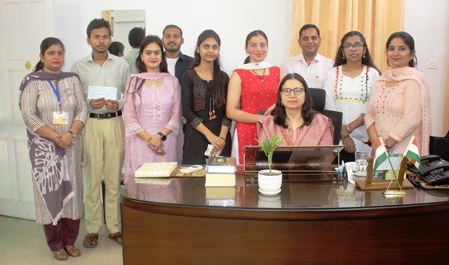Scholarships distribution function at Panjab University